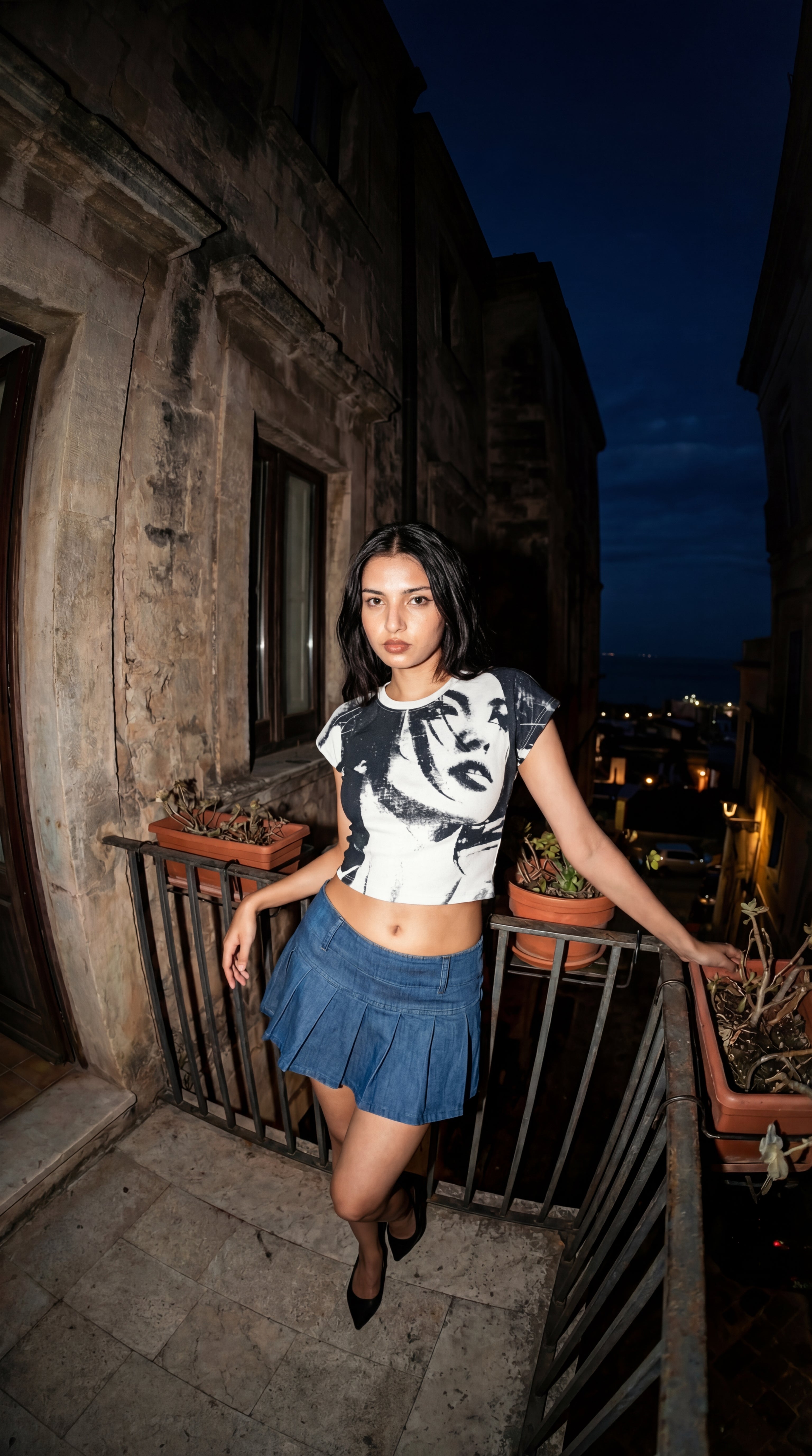 Rebel Gaze Crop Top