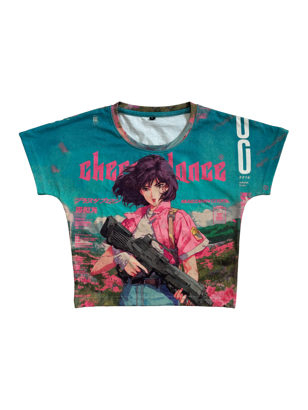 Petals & Steel Crop Top